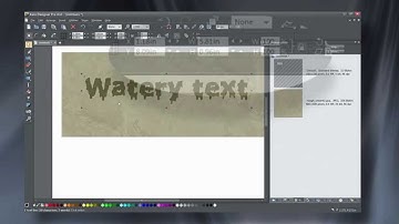 Making Watery Text - Xara Xone - November 2014 Guest Tutorial