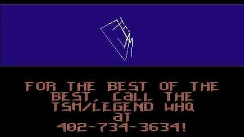 The Shaolin Monastery (TSM)  Intro 1 ! Commodore 64 (C64)