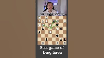 The best chess game Ding Liren has ever played