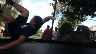 Y Beast On Trampoline