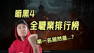 【暗黑4】全職業排行榜! 開荒/後期孰強孰弱？