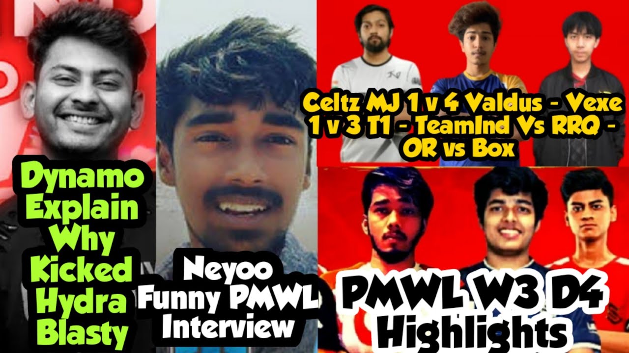 Dynamo Explain Why Kicked Hydra Blasty | TSM Entity Neyoo Funny PMWL Interview | PMWL W3D4 Highlight