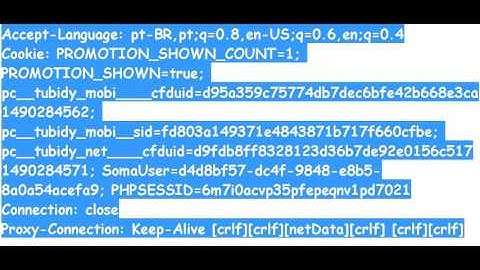 NOVA PAYLOAD DA CLARO GERANDO DADOS 2017