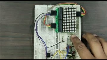 Arduino tetris game using max7219 led matrix