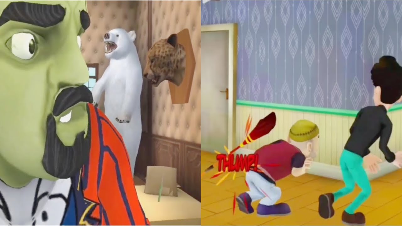 Stranger Stranger Un-Bear-Able Prank And Scary Robber Merry kissmas Prank