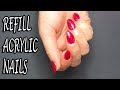 How To Refill Acrylic Nails ♥ Acrylic Nails ♥ Regal Nails Salon