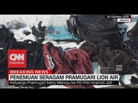 Penemuan Seragam Pramugari Lion Air