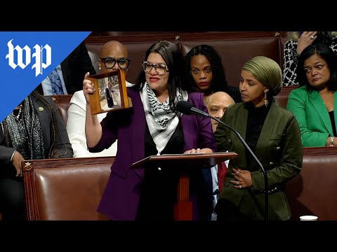 Tlaib calls for gaza cease-fire in impassioned speech