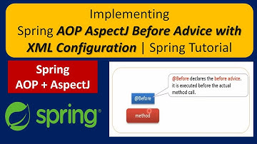 Implementing Spring AOP AspectJ Before Advice with XML Configuration | Spring Tutorial