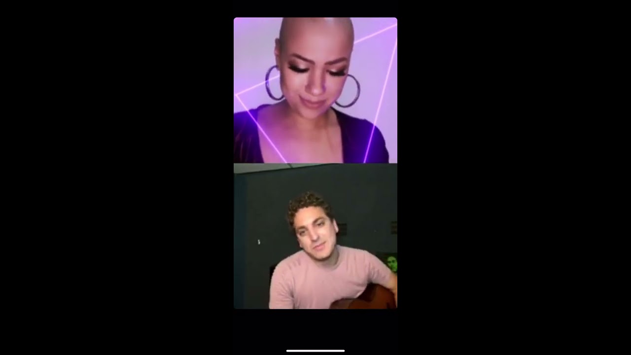 Serenading Mama Trindade with “Candy Shop” on Instagram Live!