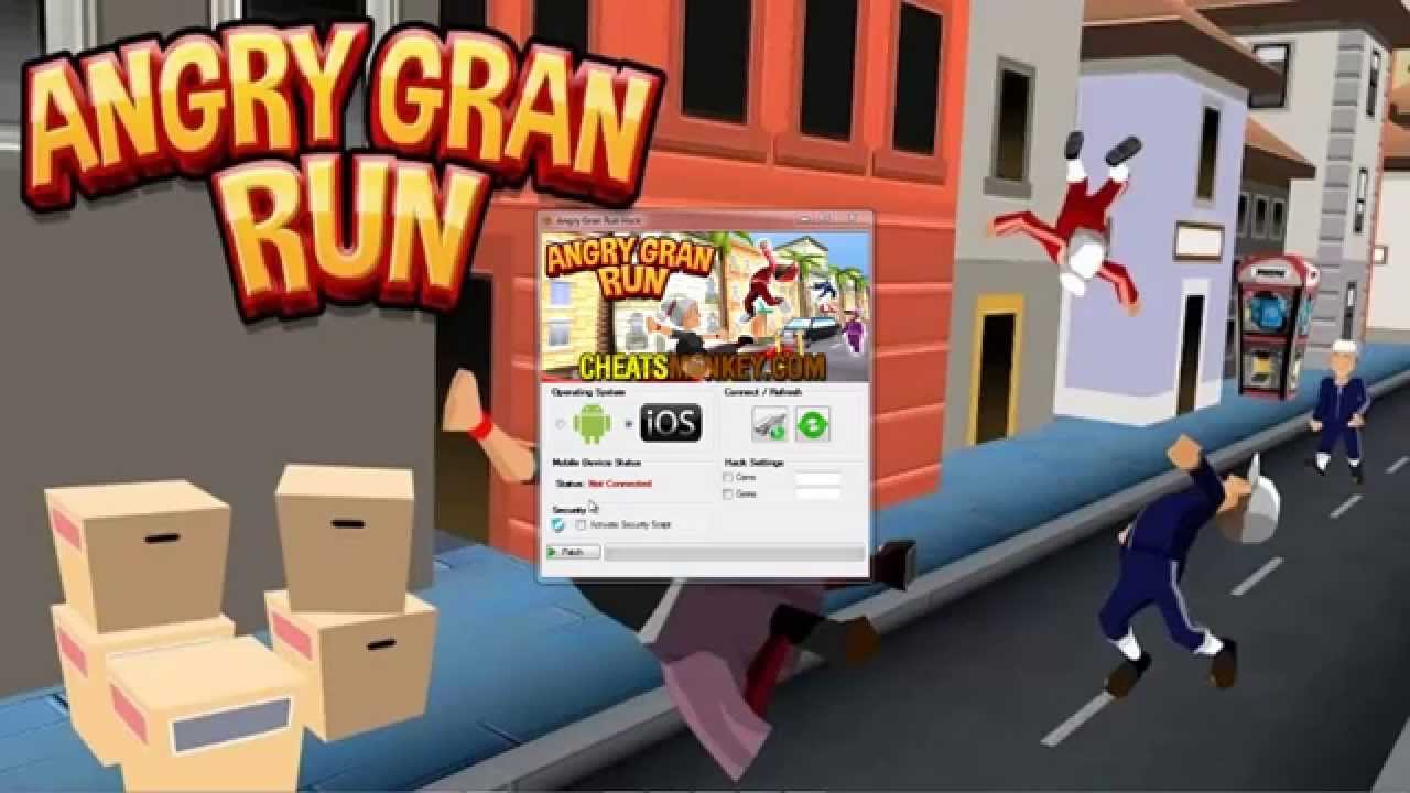 Angry Gran Run Cheats 2014 get unlimited Gems with the