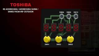 HOW TO ADDRESING VRF TOSHIBA