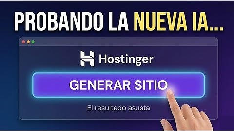 🤯 ¡Crea una PÁGINA WEB COMPLETA en 15 minutos con IA! (Hostinger es una LOCURA)
