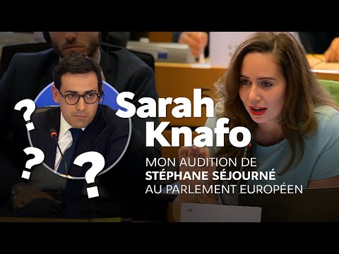 Sarah Knafo : Mon audition de Stéphane Séjourné au Parlement européen