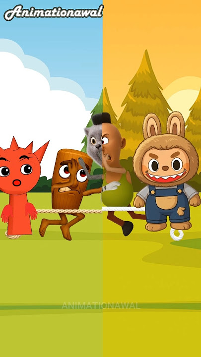 Hamood habibi dan Tung Tung Sahur jadi kucing 😺 gara gara sprunki labubu #anomali #tungtungtungsahur