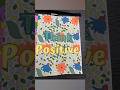 Positive Vibes Only 💛🎨 | Relaxing Art Timelapse #calligraphy #drawing #coloring #diy #doodleart