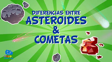 ¿Cuál es la diferencia entre los cometas y los asteroides?