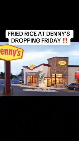 Denny Rice Fried rice at denny - YouTube