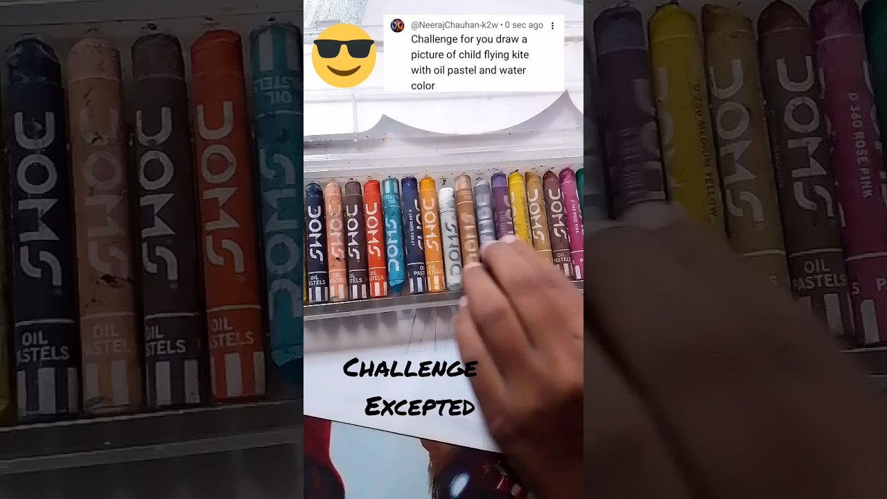 drawing for a makar sankranti special using water color 