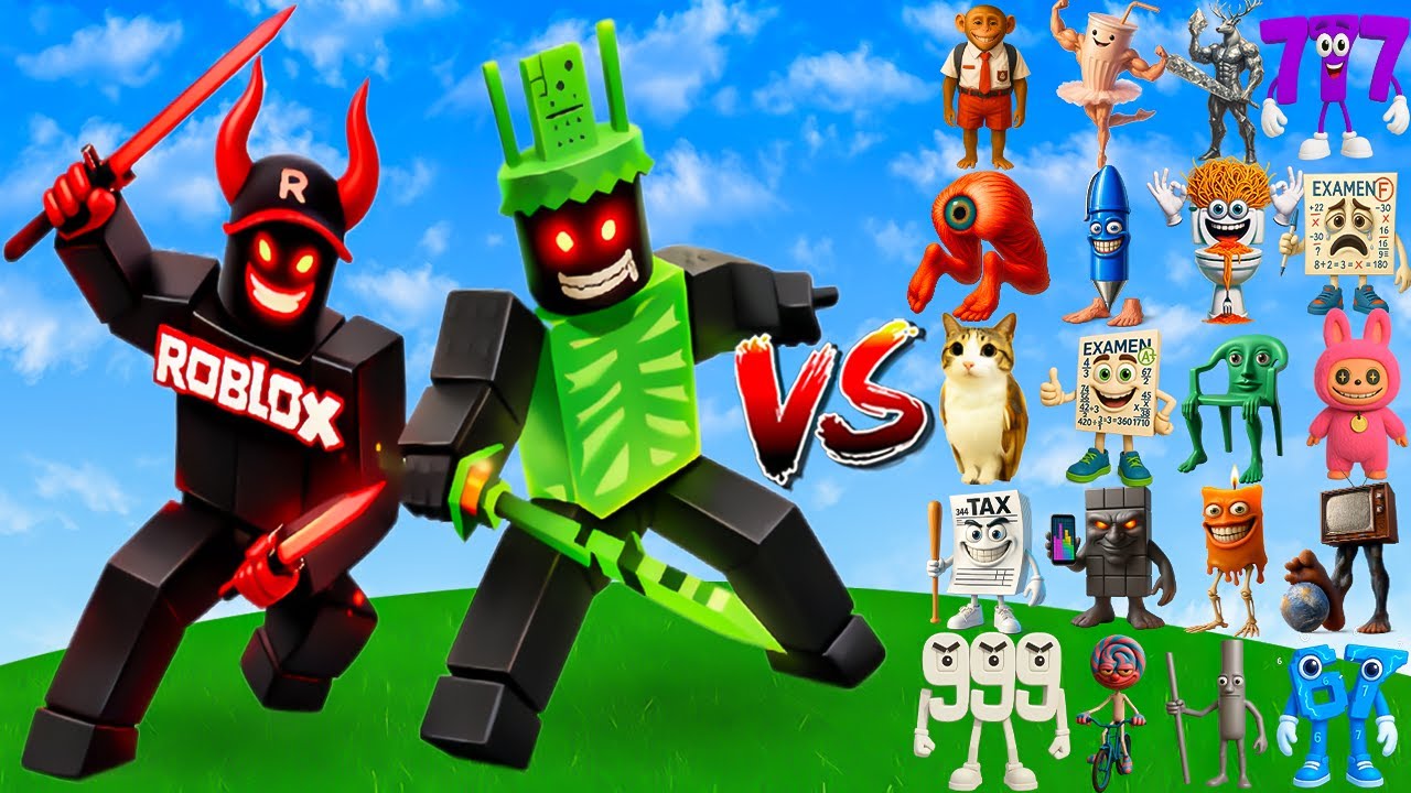 BROSKI HACKERS vs All MEME Brainrot Bosses | Minecraft Mob Battle