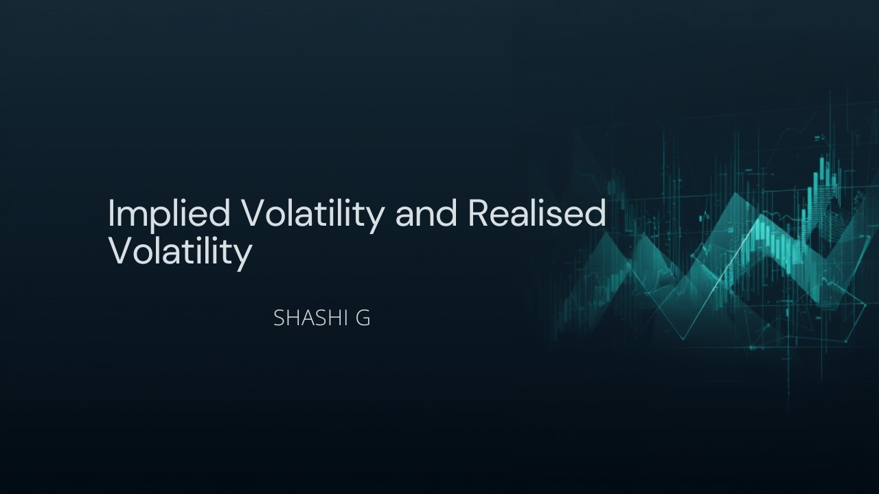 Implied Volatility and Realised Volatility - YouTube