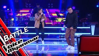 Yamone Zin Oo VS Triz: Let's Go/Welcome To The Party/Sa Tin Chin | Battle - The Voice Myanmar 2019