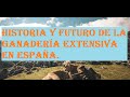 Resumen de la historia ganadera y futuro de la ganadería extensiva en España.