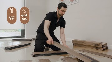 How to install Invictus click vinyl flooring in herringbone pattern