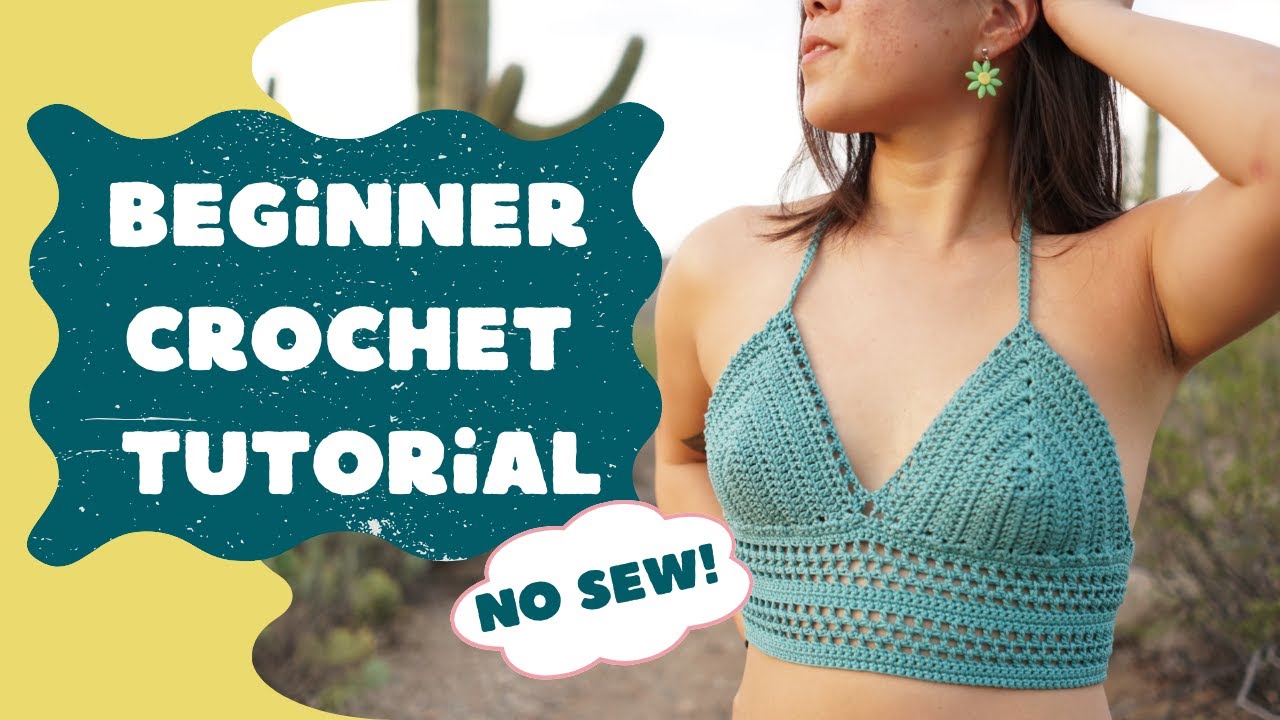 Tucson Top | Easy Beginner Friendly Crochet Top | No Sew | Step by