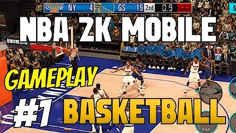 NBA 2K Mobile Basketball Gameplay Walkthrough Mobile iOS Android Part 1