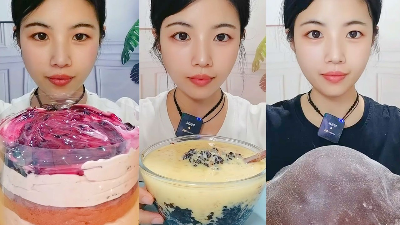 Homemade Cake and Brownie Eating Show | Calm Dessert Mukbang #131