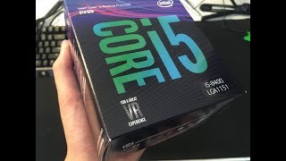 Intel Core I5 8400 - Unboxing