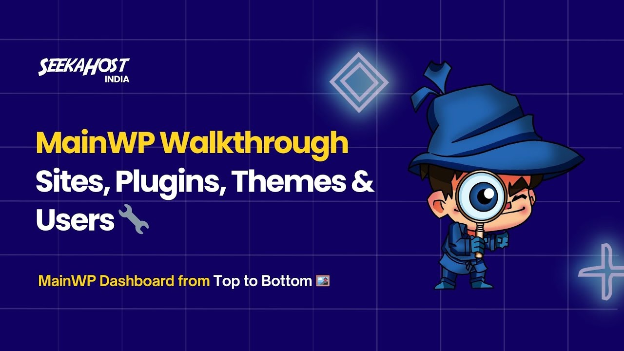 How to Use MainWP Dashboard ⚙️  Add and Manage Site, Plugins, Themes, Users & More