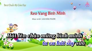 Video thumbnail of "| Karaoke HD | REO VANG BÌNH MINH - Âm Nhạc Lớp 5 || CD Chuẩn Bộ Giáo Dục"