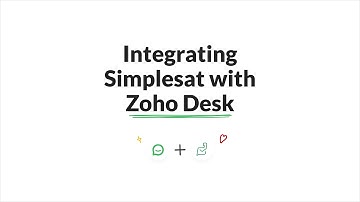 How Simplesat integrates with Zoho Desk