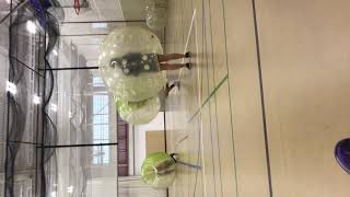 Bubble soccer gone wrong!!! BIG HIT