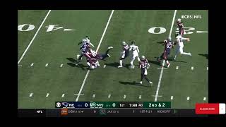 Celebrity J.C. Jackson with a fantastic interception! Nice defense and nice awareness! What a interception Wealth