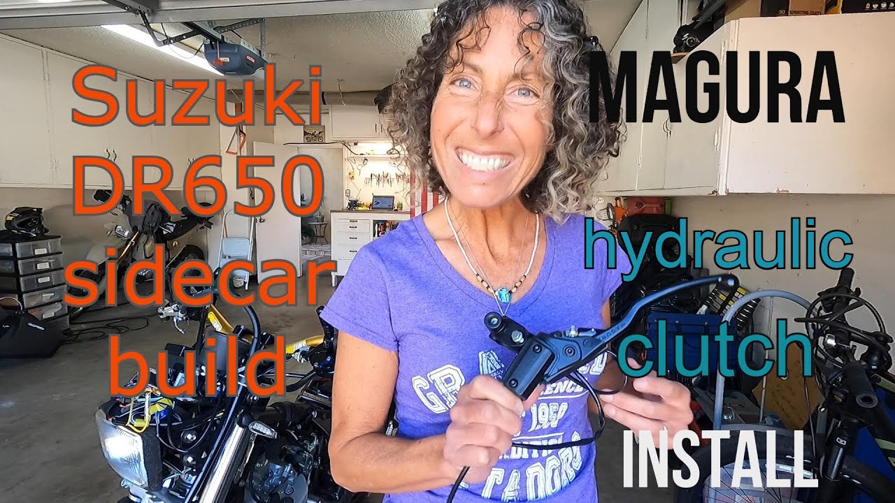 MAGURA hydraulic CLUTCH install / 2020 Suzuki DR650 sidecar build YouTube