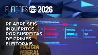 PF detém R$ 789 mil e abre inquéritos por crimes eleitorais | #EleiçõesSBT2026