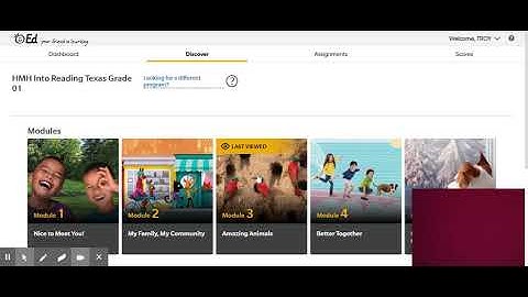 HMH Ed - Dashboard tutorial