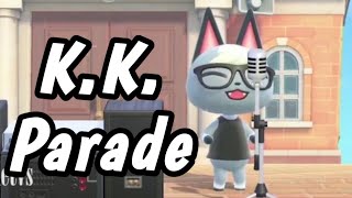 K.K. Parade : sing together by 7 villagers Animal Crossing Cute moment