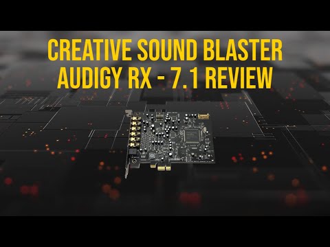 Creative Sound Blaster Audigy Rx - 7.1 Soundcard Review