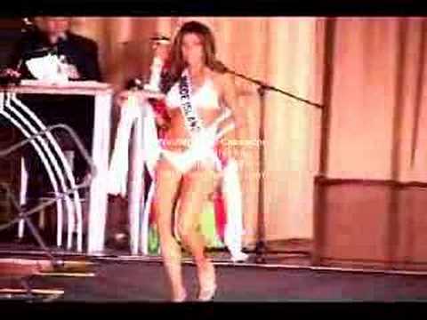 Danielle Lacourse in Swimsuit at Miss USA 2007 prelims