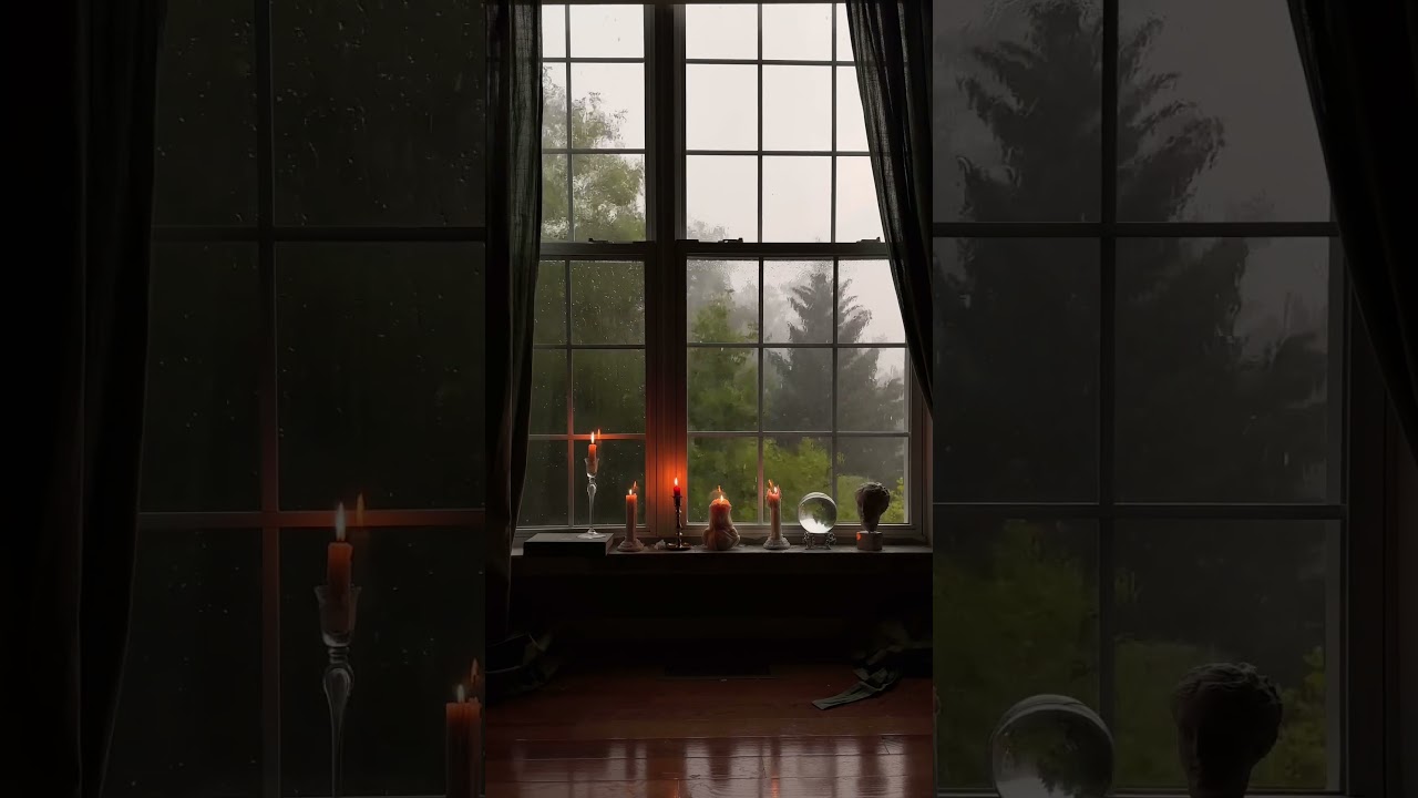 Candle and Rain 