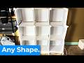 How I would org size a small bedroom with awtatos cubes