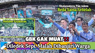 GBK GAK CUKUP!GIBRAN PRABOWO Buat Rivalnya Melongo Warga Meluber Sampe Kejalanan