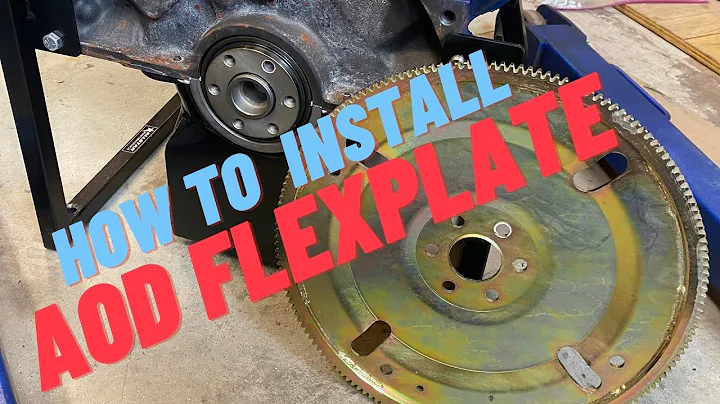 How to Install AOD Flexplate