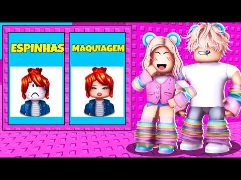 VOCÊ PREFERE? TORRE DE SKINCARE no ROBLOX