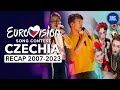  czechia in eurovision 2007  2023  recap all songs esko v eurovizi