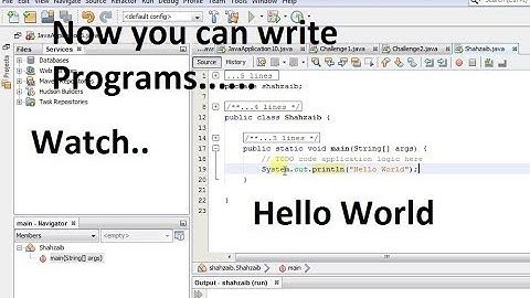 Tutorial#1 | How to run first java program on Netbeans IDE in windows 7,8,10 [URDU/HINDI]